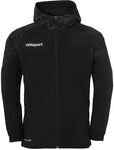 Uhlsport GOAL 25 EVO WOVEN HOOD JACKET, Gr&ouml;&szlig;e:164, Farbe:schwarz/anthra