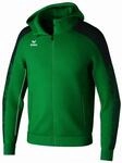Erima Kinder EVO STAR Trainingsjacke mit Kapuze Smaragd/Pine Grove 128