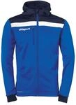 uhlsport Herren Jacke Offense 23 Multi Hood Jacke, azurblau/Marine/Wei&szlig;, S,