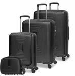 REDOLZ Hartschalen Koffer-Set-4-teilig | S 55 cm (ohne Laptopfach) + M 66 cm +...