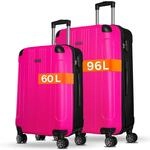 NOWI Kofferset &ndash; 2-teiliges Koffer Hartschale Set aus ABS mit Zahlenschloss, 4