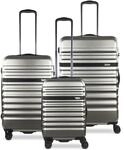 bugatti Corium 3er-Hartschalen Kofferset (S,M,L) 4 Rollen mit TSA-Zahlenschloss,