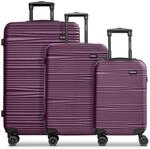 REDOLZ Hartschalen Koffer-Set 3-teilig | Leichte Reise-Trolleys aus hochwertigem,