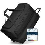 REDOLZ 2-Rollen gro&szlig;e Trolley-Reisetasche | Volumen erweiterbar von 98 auf 119 Liter