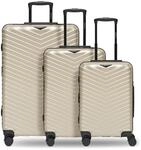 REDOLZ Ultra leicht Hartschalen Koffer-Set 3-teilig | Shiny Oberfl&auml;che & mit