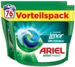 Ariel Waschmittel All-in-1 PODS 76 Waschkapseln, Touch of Lenor Unstoppables,