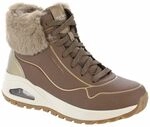 Skechers Damen Uno Rugged Fall Shimmer Stiefelette, Taupe Durabuck Metallic