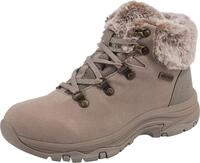 Skechers Damen Trego Falls Finest Stiefelette, Taupe Suede Nylon, 41 EU