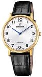 Festina Swiss Made Herrenuhr Analog Leder Schwarz - Quarz - Saphirglas, Wasserdicht 5