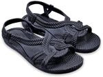BRASILERAS Flache Sandalen Esmirna f&uuml;r Damen, Navy blau, 39 EU