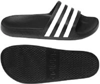 adidas Aqua Adilette Badelatschen Slides (black/white, EU Schuhgr&ouml;&szlig;ensystem,