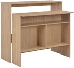 vidaXL Bartisch mit 2 Tischplatten Bartresen Stehtisch Bistrotisch Tresentisch