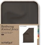 schlafgut Knitted Jersey Bettw&auml;sche 155x220 cm Bio-Baumwolle, Sand Deep |...