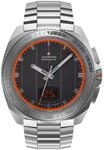Junghans Herren-Armbanduhr XL 1972 Mega Solar Analog Quarz Edelstahl 056/4211.44