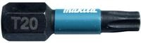 Makita B-63672 Impact Black Bit T20, 25 mm, 2 St&uuml;ck
