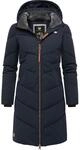 Ragwear Damen Winter-Steppmantel Rebelka, wasserdicht und vegan