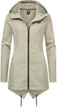 Ragwear Damen Kurzmantel Softshellmantel mit super kuscheligem, warmem
