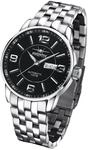 FIREFOX FFS500-102 schwarz Herrenuhr Automatikuhr Miyota 8205 Tag Datum Glasboden