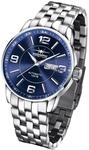 FIREFOX FFS500-103 Sunray blau Herrenuhr Automatikuhr Miyota 8205 Tag Datum Glasboden