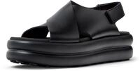 Camper, Pelotas Flota Up, Women Sandal, Black, 38, (EU)