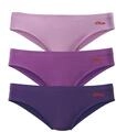 s.Oliver Damen Bikinislip im 3er-Pack, Basic, weich