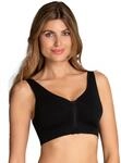 Anita (Since 1886) Damen BH - Lynn, Care-BH, Vorderverschluss, Mikrofaser Schwarz M