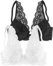 PETITE FLEUR Damen Push-up-BH im 2er-Pack, mit herausnehmbaren Kissen, aus sch&ouml;ner