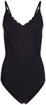 Skiny Damen Body - Unterw&auml;sche, Spaghettitr&auml;ger, Spitze, V-Ausschnitt, einfarbig