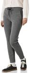 Cecil Damen B378330 Hose Im Herringbone Look, Platinum Grey Mel.,XL / 28L