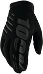 100% Brisker Schutzhandschuhe, Schwarz/Grau