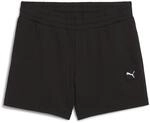 PUMA Damen ESS Elevated Mid-Rise Shorts 5" Gestrickte Shorts, PUMA Black, S