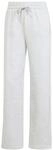 adidas Damen Essentials Small Logo Feel Cozy Open Hem Pants, Light Grey