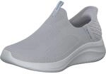 Skechers Damen Ultra Flex 3.0 Easy WinSneaker | Slipper, Grau, Schlupfschuh, Vegan,