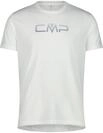 CMP Herren T-Shirt T-Shirt, Bianco, 54, 39T7117P | atmungsaktives Material,...