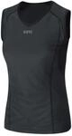GORE WEAR Damen Windstopper Base Layer Shirt &Auml;rmellos, Schwarz, 40 EU