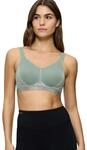 Triumph Triaction Cardio Flow, Sport-BH Damen, Blau (Abstinthe), 75B