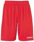 uhlsport Unisex Performance Shorts, Rot/Wei&szlig;, 116 EU