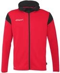 uhlsport Unisex Squad 27 Track Hood Sport-Jacke, Rot/Schwarz, 152 EU