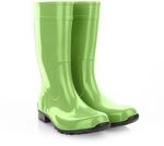 LEMIGO Damen Gummistiefel hohe Regenstiefel Ilse (36, gr&uuml;n)