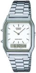 Casio Unisex ErwachseneArmbanduhr Analog-Digital Quarz Edelstahl AQ-230A-7DMQYES