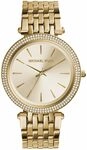 Michael Kors Damen Quartz Armbanduhr, 39.00mm Gehäusegröße mit champagnerfarben Michael Kors Damen Quartz Armbanduhr, 39.00mm Gehäusegröße mit champagnerfarben