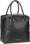 LIEBESKIND BERLIN 3D Leather Kayla Satchel M Black