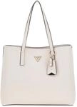 GUESS Meridian Girlfriend Tote Ivory