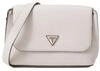 GUESS Meridian Flap Crossbody Bag Ivory