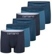 Camano Herren Boxershorts Unterhosen Herren elastischer Gummibund ohne Einschneiden