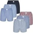 MG-1 Herren Boxer 6-Pack Classics Boxershorts Unterw&auml;sche Unterhose Baumwolle Shorts