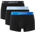 Lacoste Herren 3-Pack Strech Cotton Boxershorts, Noir/Marina-Panorama-GRAP, XL