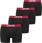 Levi’s Einfarbige Basic-Boxershorts, weiche Herrenunterwäsche aus Bio-Baumwolle Levi’s Einfarbige Basic-Boxershorts, weiche Herrenunterwäsche aus Bio-Baumwolle