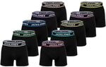 JACK & JONES Herren Boxershorts 10er Pack &ndash; Bequeme Trunks aus...