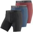 Buffalo Herren Boxer, Bordeaux, Petrol, Schwarz, XXL